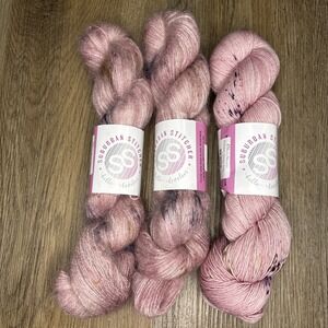 Suburban Stitcher Yarn Lot Of 3 "Predictability" 1 Sock 2 Silky Mohair Lace